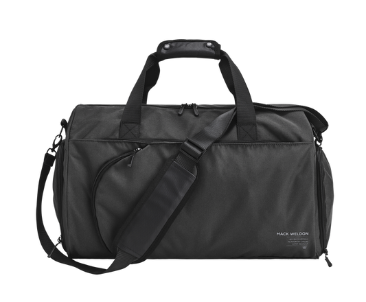 Asphalt | Front view of Atlas Duffle in Asphalt