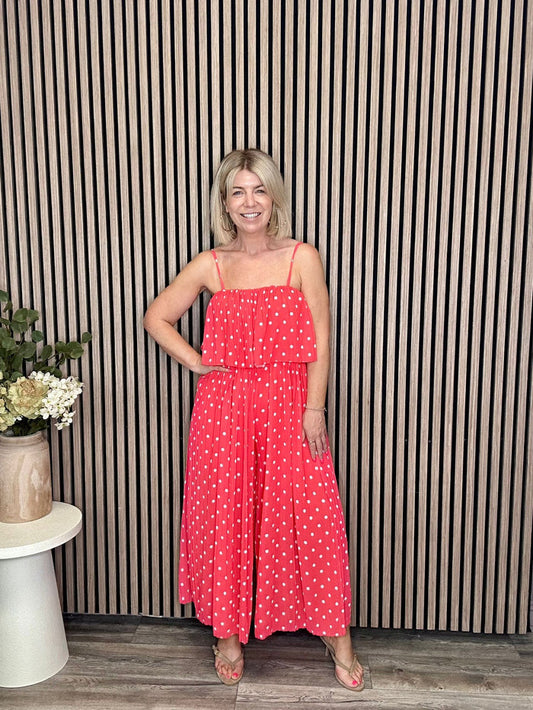 Ayla Jumpsuit (Red)