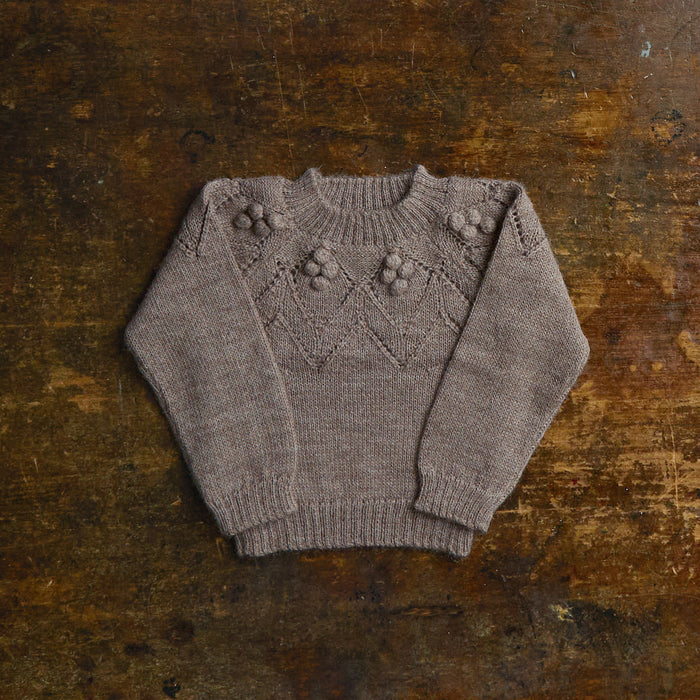 Baby & Kids Handknit Louise Sweater - Oatmeal