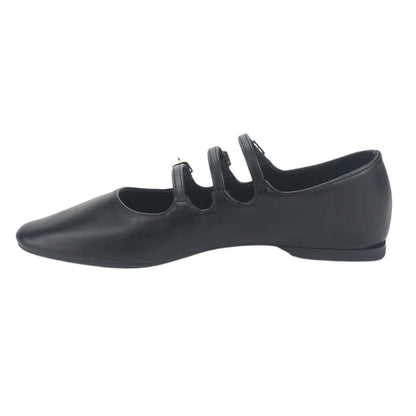 Ballerina Chalada Mujer Capo-3 Negro Plano Zapatos Planos Comfort Chalada