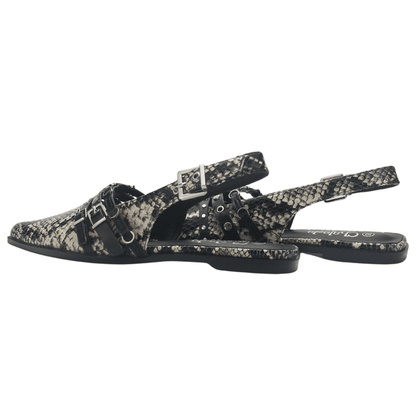 Ballerina Negro Mujer Casual Chalada Flat-1 Ballerinas Chalada