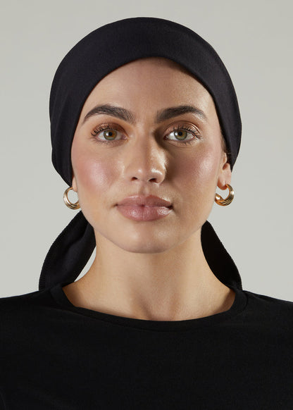 Bandana Black Hijab Cap