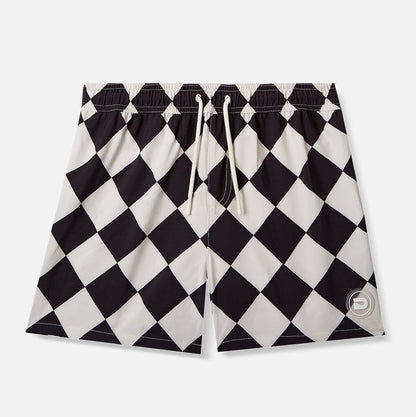 BEACH GRID- SWIM SHORTS