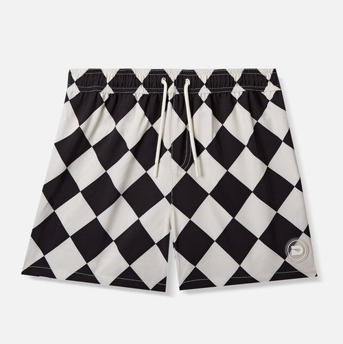 BEACH GRID- SWIM SHORTS