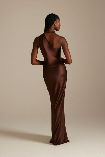 Billie Espresso Back Shot Bridesmaid Dress_XS_
