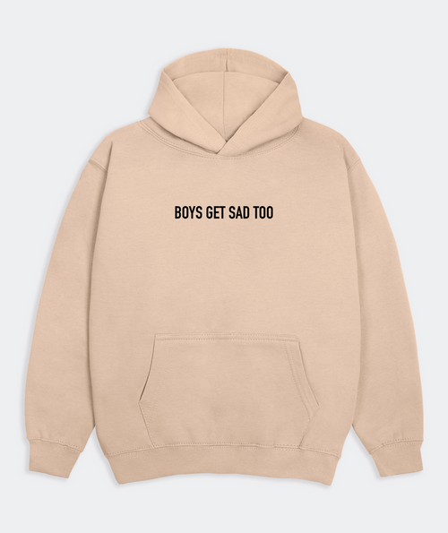 BLOCK LOGO HOODY SAND KIDS