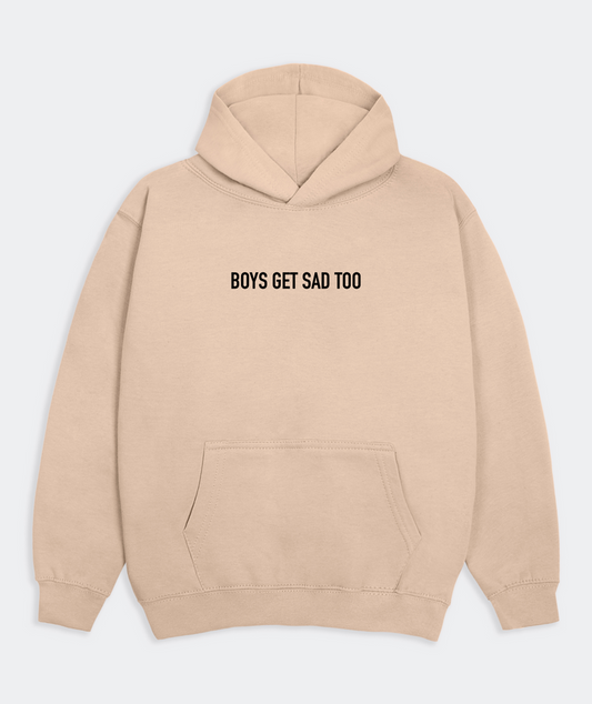 BLOCK LOGO HOODY SAND KIDS