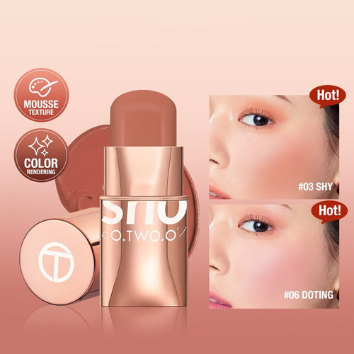 Cream blush stick product view showing the portable applicator and one selectable variant for cheek makeup and daily beauty use.