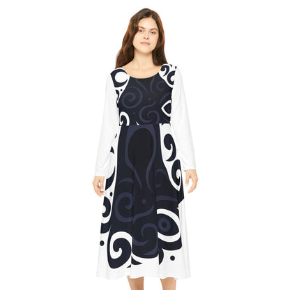 Boho Chic Women’s Long Sleeve Dance Dress