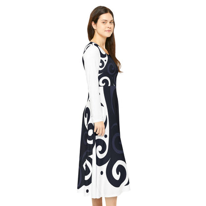 Boho Chic Women’s Long Sleeve Dance Dress