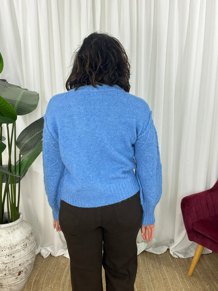 Bonita Blue Cardi (SALE)