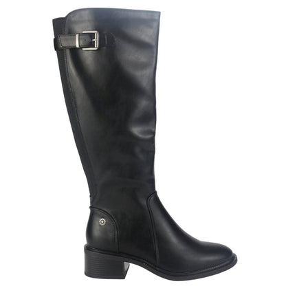Bota Chalada Mujer Traffam-60 Negro Casual Botas Taco Chalada