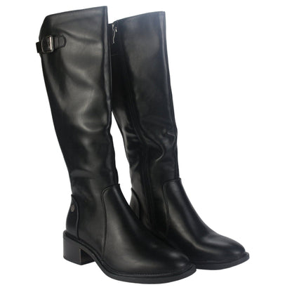 Bota Chalada Mujer Traffam-60 Negro Casual Botas Taco Chalada