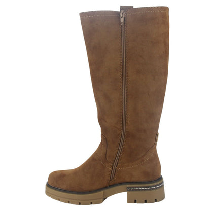 Bota Chalada Mujer Trini-2 Camel Casual Botas Taco Chalada