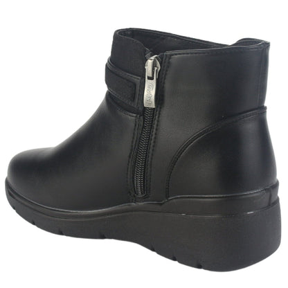 Botin Chalada Mujer Curve-5 Negro Casual Botines Taco Chalada