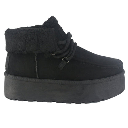 Botin Chalada Mujer Pinguih-4 Negro Casual Pantuflas Chalada