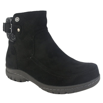 Botin Chalada Mujer Qual-5 Negro Casual Botines Taco Chalada