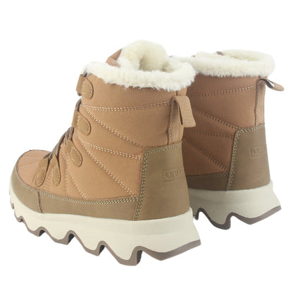 Botin Outdoor Funway Mujer Polar-1 Camel Botines Taco Funway