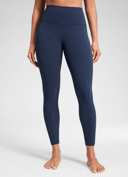 CRZ YOGA Women's Yoga Lounge High Rise Butterluxe Yoga Leggings 25'' Club Blue