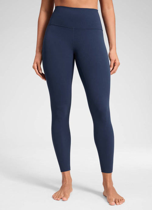 CRZ YOGA Women's Yoga Lounge High Rise Butterluxe Yoga Leggings 25'' Club Blue