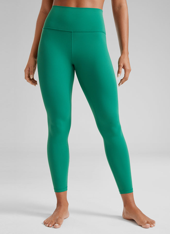 CRZ YOGA Women's Yoga Lounge High Rise Butterluxe Yoga Leggings 25'' Cascadia Green