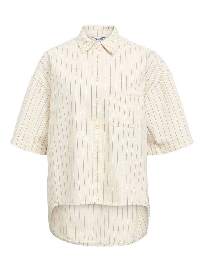 Cally Oversized Shirt (Birch/Black)