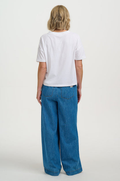 Celia Boxy T-Shirt (White)