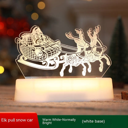 Elk Snowmobile / Warm White