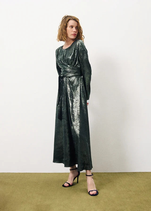 Clarine Long Dress (Green)