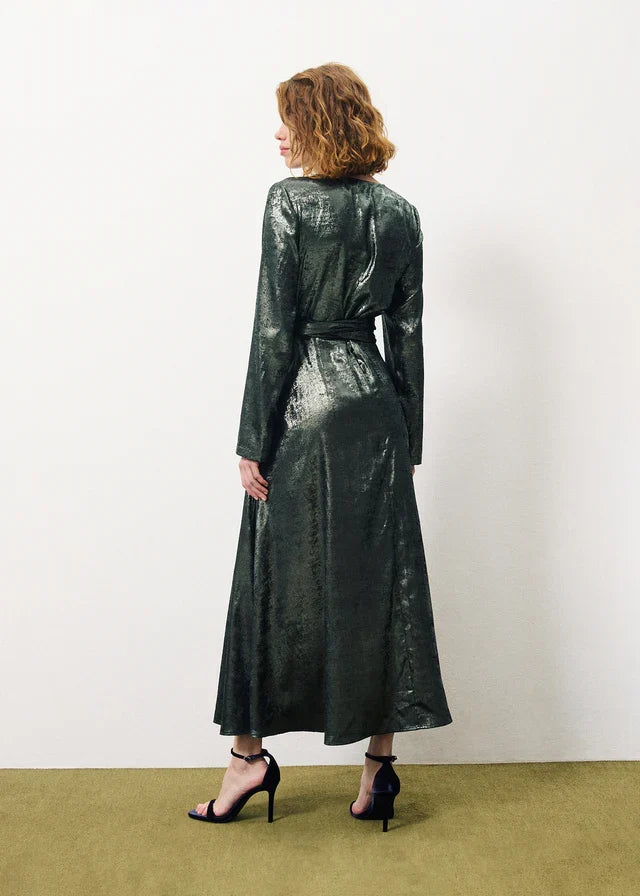 Clarine Long Dress (Green)