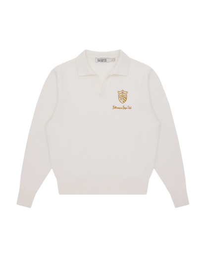 Clubhouse Knitted Collared Jumper
