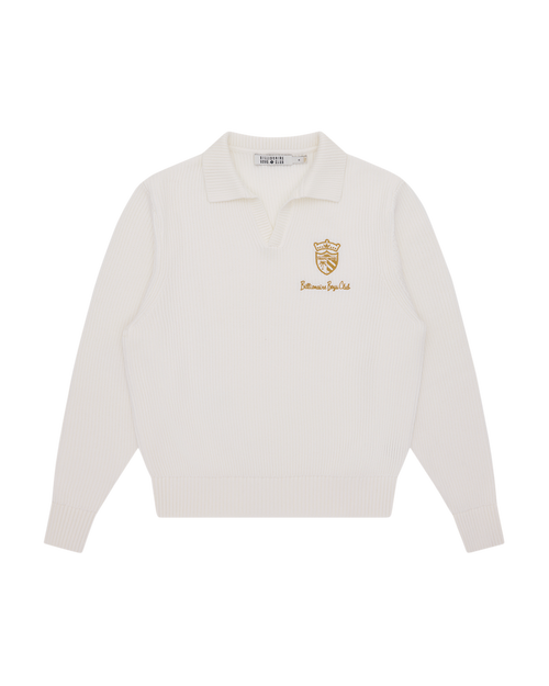 Clubhouse Knitted Collared Jumper