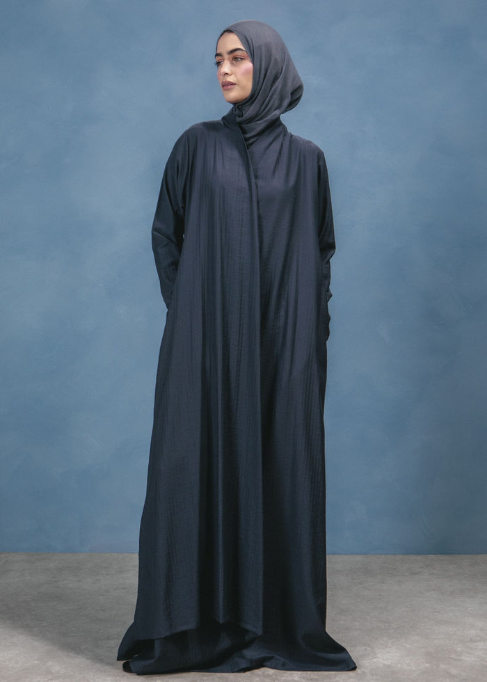 Cobalt Blue Wrap Abaya
