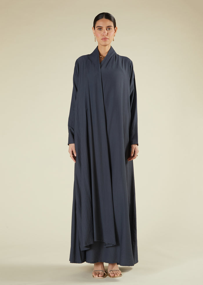 Cobalt Blue Wrap Abaya