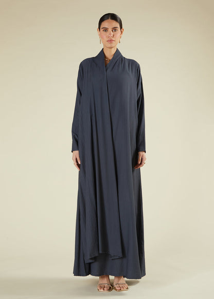 Cobalt Blue Wrap Abaya