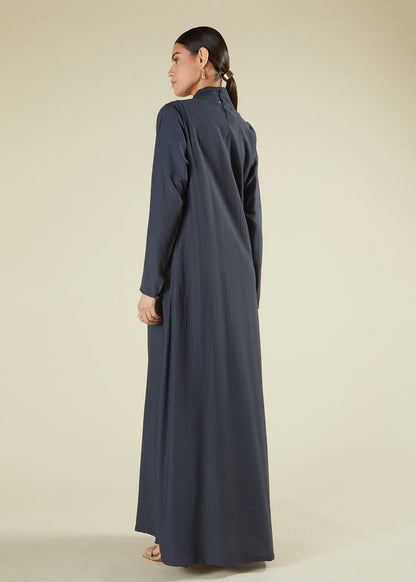 Cobalt Blue Wrap Abaya