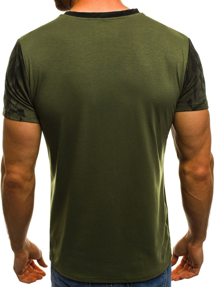 Compression shirt with a crew neck and modern gradient design, displayed clearly for training wardrobe planning at PrintOne1.