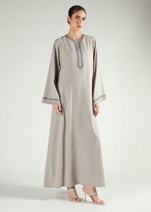 Cornflower Abaya
