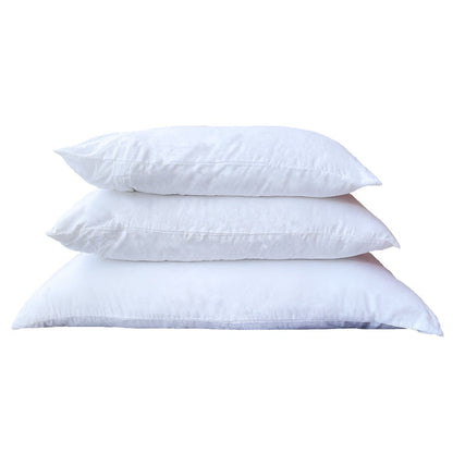 Cotton  Pillow with Wool Infill