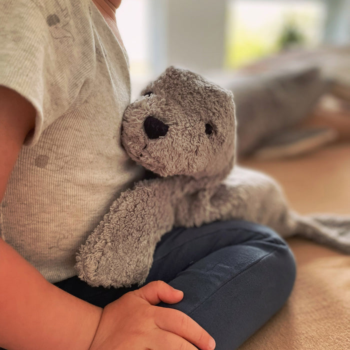 Cotton Small Seal - Grey