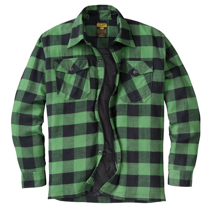 Covert Moto Flannel: The Scorpion EXO Covert Flannel was designed from the very beginning to protect from abrasion and impact