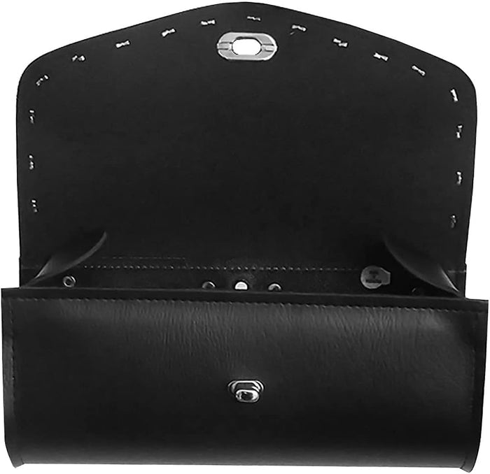 Cowhide motorcycle windshield bag alternate view