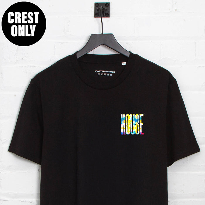 Crest Flow Higher House - Tshirt - Black
