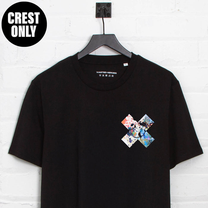 Crest Smiley 1 X Imprint - Tshirt - Black