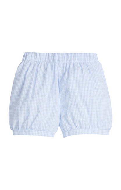 Crochet Peter Pan Shirt/Banded Short Set-Blue Whale
