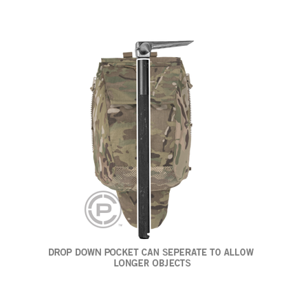 Crye Precision Pack Zip-On Panel Maritime