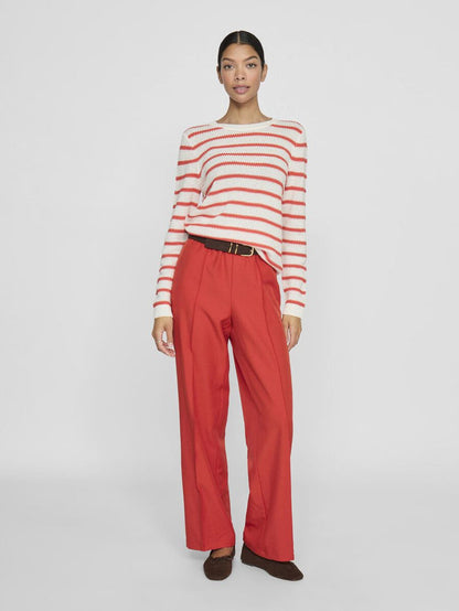 Dalo Stripe Jumper (White/Dubarry)