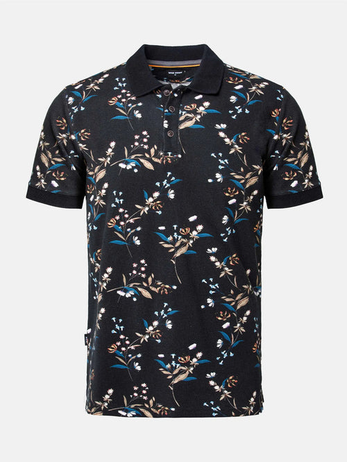 The Fisher Black Polo Wam Denim