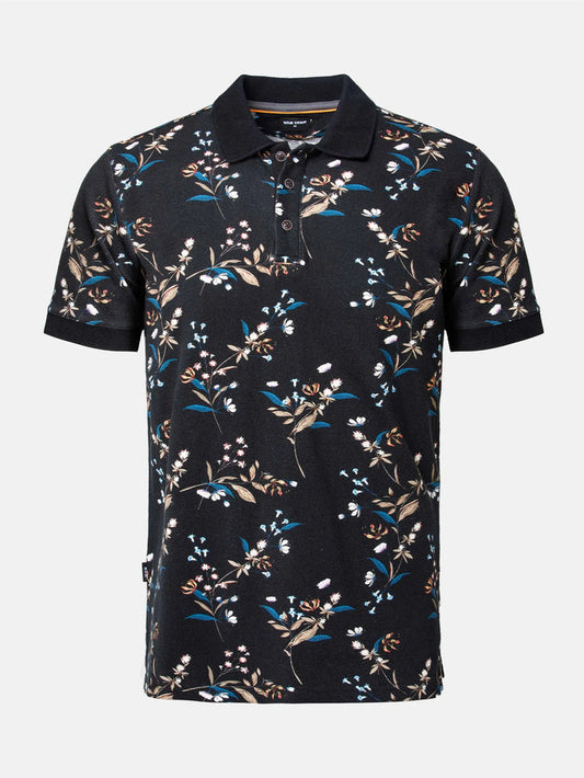 The Fisher Black Polo Wam Denim