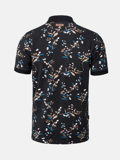 The Fisher Black Polo Wam Denim